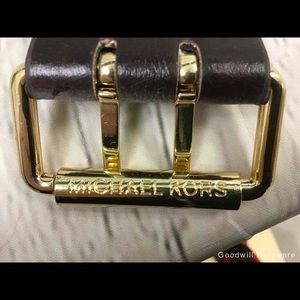 Michael Kors Brown Belt Golden Buckle Sz 0